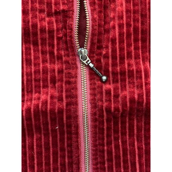 Vintage Women's L Woolrich Charcoal Gray Christmas Wool Zip Front Vest - Picture 7 of 10